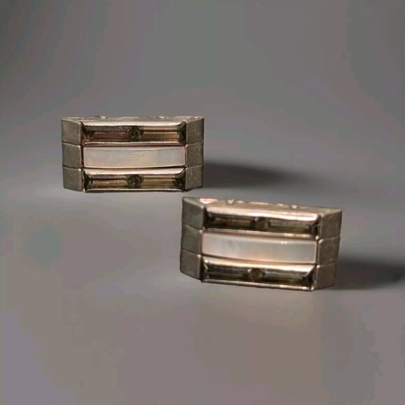 Vintage Demi Parure Art Deco Bracelet Set by DoSo - Picture 4 of 9